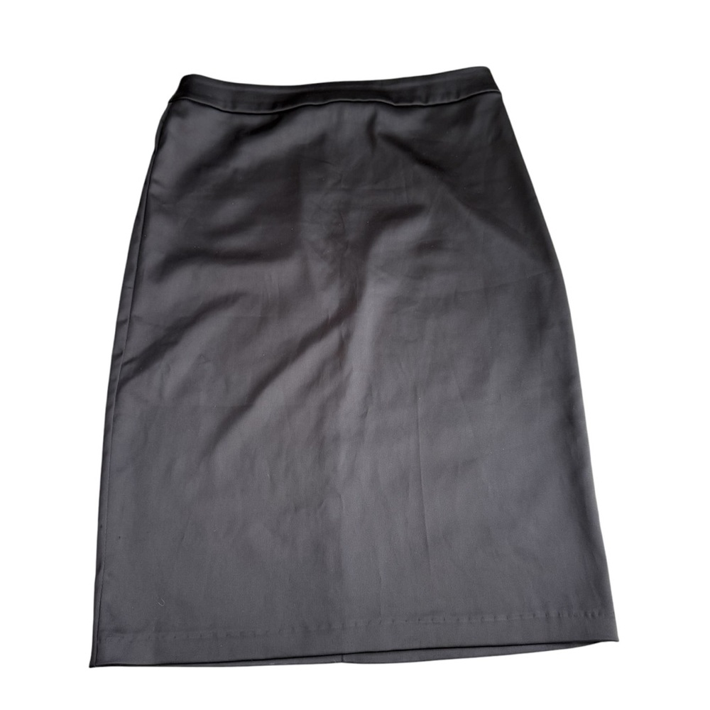 Tadashi Soji Satin Pencil Skirt